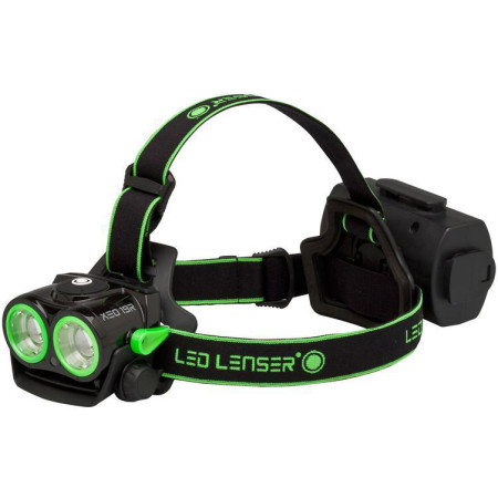 Stirnlampe Ledlenser Čelovka XEO 19R s kufrem schwarz/grün