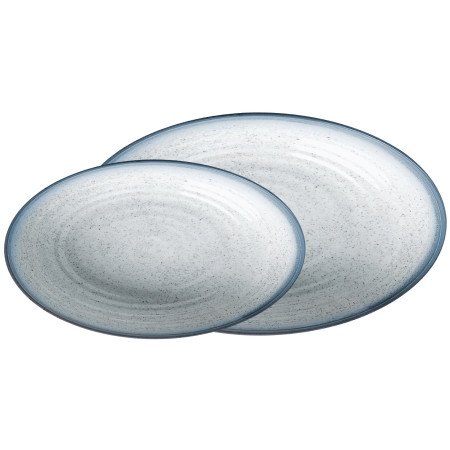 Serviertablett Brunner Tuscany Serving bord blau/weiß