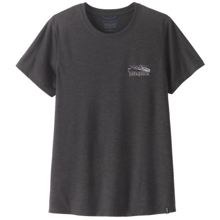 Damen-T-Shirt Patagonia Women's Capilene® Cool Trail Shirt - Stratapeaks schwarz Ink Black
