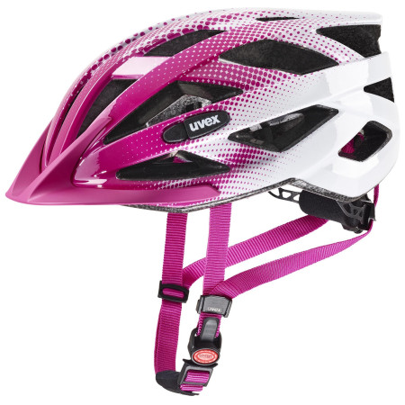 Fahrradhelm Uvex Air wing rosa/weiß Pink - White