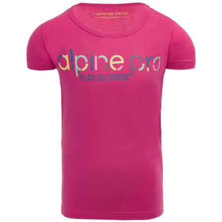 Kinder-T-Shirt Alpine Pro Loddo rosa