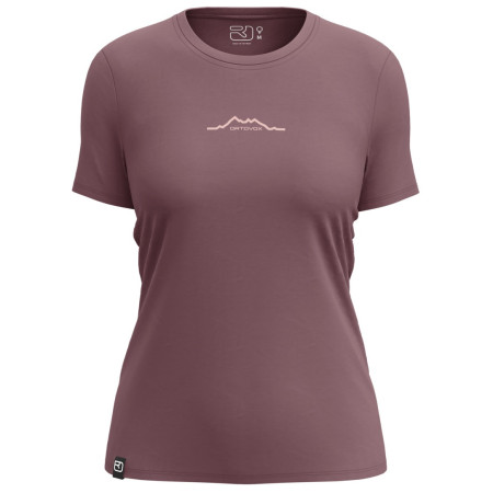 Damen-T-Shirt Ortovox 150 Cool Mountain T-Shirt dunkelrosa/rosa Chestnut