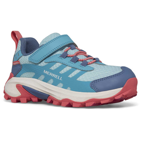 Kinderschuhe Merrell Moab Speed 2 Low A/C Wtpf blau/rot turq/coral