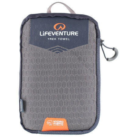 Handtuch LifeVenture HydroFibre Trek Towel Large grau Grey