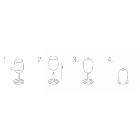Glas GSI Outdoors Glacier Stainless Red Wine Glass