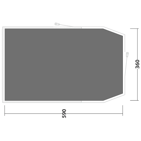 Zeltunterlage Outwell Footprint Rockwell 6