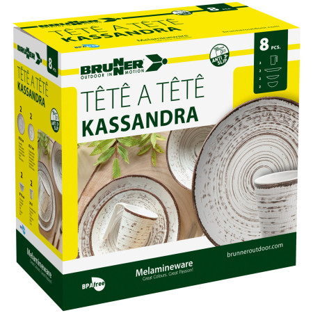 Geschirrset Brunner Set tête-à-tête Kassandra 8 pcs