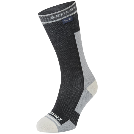 Wasserdichte Socken SealSkinz Holverstone-M schwarz Black