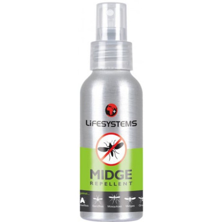 Repellent Lifesystems Midge Repellent 100ml spray grau