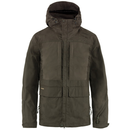 Herren-Winterjacke Fjällräven Lappland Hybrid Jacket M grün Dark Olive