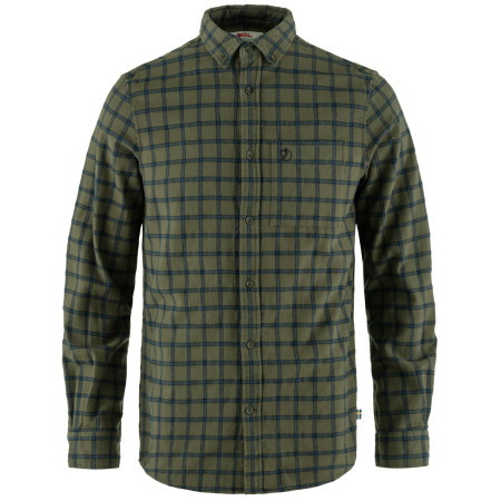 Herrenhemd Fjällräven Övik Flannel Shirt M grün Laurel Green-Indigo Blue