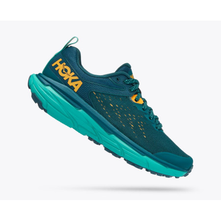 Damen Laufschuhe Hoka W Challenger Atr 6 Wide türkis Deep Teal / Water Garden