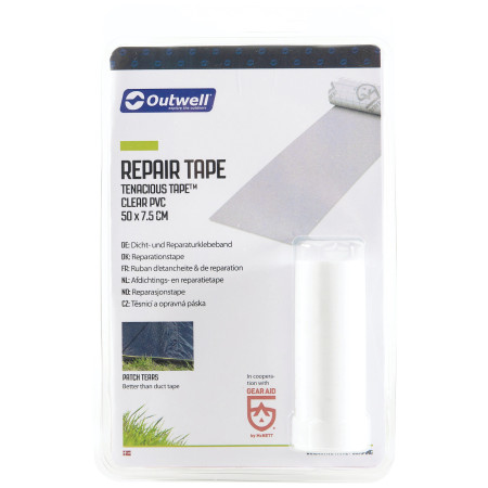 Selbtsklebende Pflaster Outwell Repair Tape Clear weiß Clear