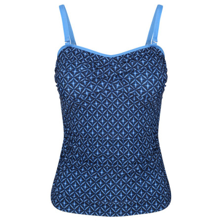 Damenbadeanzug Regatta Aceana Tankini II blau Navy Tile