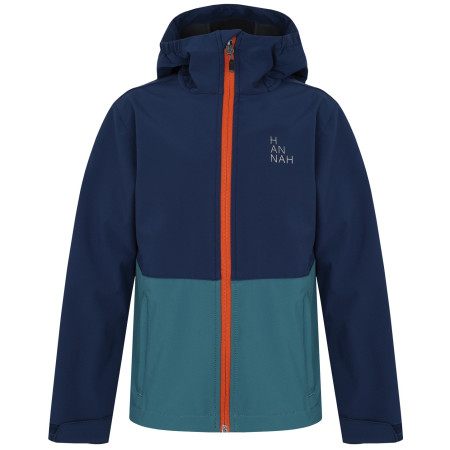 Kinder-Softshell-Jacke Hannah Wat Jr blau insignia blue/hydro