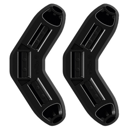 Kleiderhaken-Set Kohla Butterfly schwarz