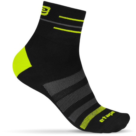 Socken Etape Sox schwarz/gelb Black/YellowFluo