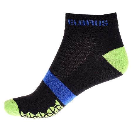 Socken Elbrus Arad schwarz Black/ElbrGreen/Blue