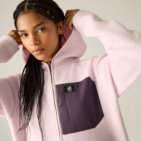 Damen Funktions-Sweatshirt Dare 2b Womens Firn Hooded Borg