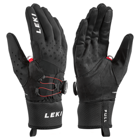 Handschuhe Leki Nordic Tune Shark Boa® schwarz black