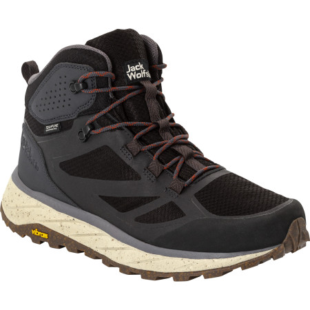 Wanderschuhe Jack Wolfskin Terraventure Texapore Mid M schwarz phantom / grey