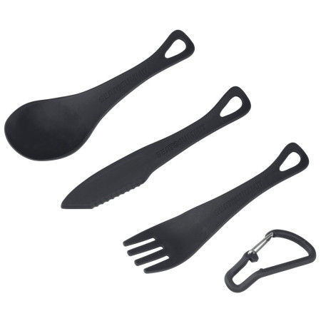Besteckset Sea to Summit Delta Cutlery Set grau Grey
