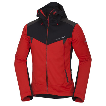 Herrenjacke Northfinder Kalev rot red