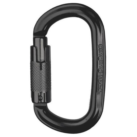 Karabiner Singing Rock Ozone Twist Lock Black schwarz Black