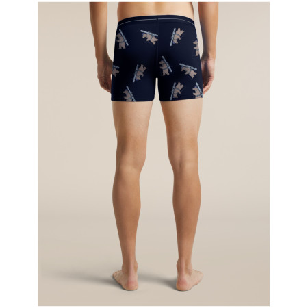 Herren funktionelle Boxershorts Icebreaker Men M 150 Anatomica Boxers BearTourAOP