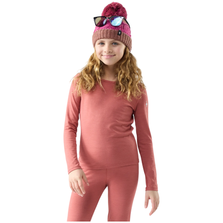 Kinder-Funktionsshirt Smartwool Kids' Classic Merino Blend Base Layer Cr