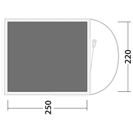 Zeltunterlage Outwell Footprint Sky 2