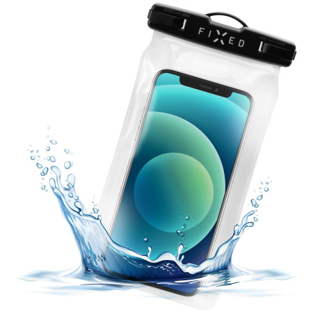 Wasserdichte Handyhülle FIXED Float schwarz
