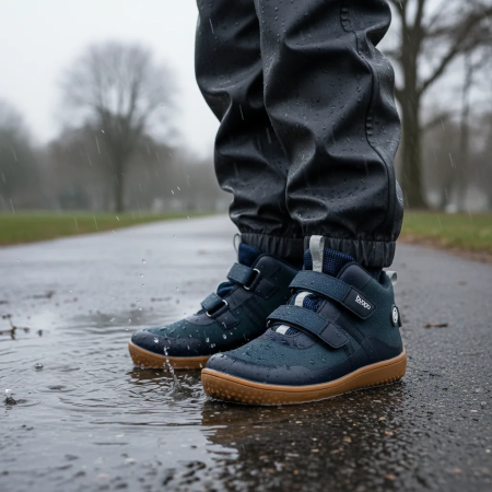 Dětské celoroční barefoot boty Bugga Oscar Blue