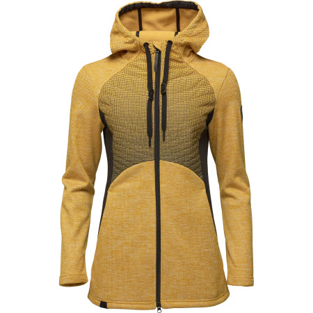 Damenpullover Loap Galima grau/gelb Yellow