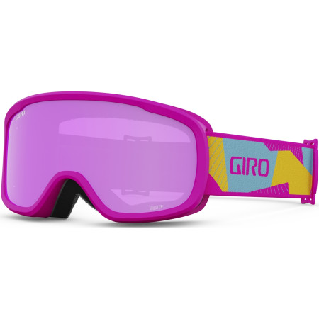 Kinder Skibrille Giro Buster AR40 rosa/gelb Pink Geo Camo AR40