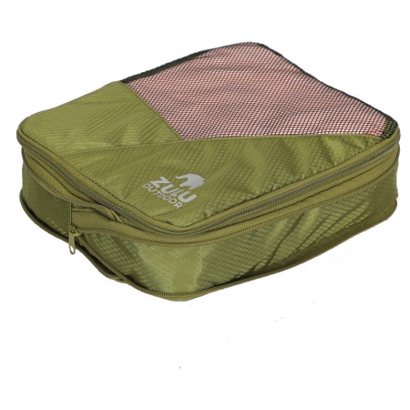 Reise-Organizer Zulu Compression Cube M grün green