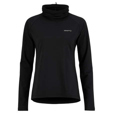 Damen Funktions-Sweatshirt Craft Gain Thermal Funnelneck W schwarz Black