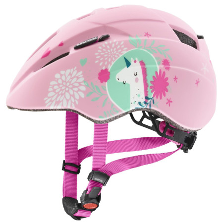 Kinder Fahrradhelm Uvex Kid 2 Cc rosa/weiß Pink Unicorn Matt