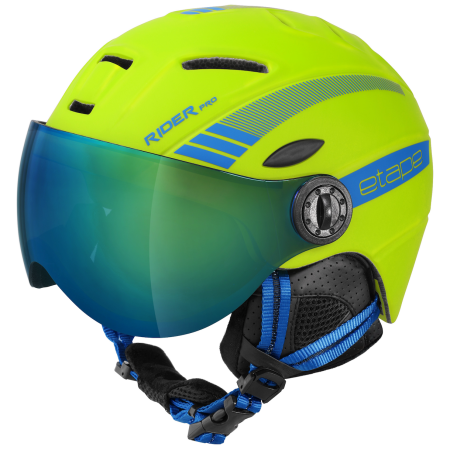 Kinder Skihelm Etape Rider Pro gelb/blau limeta/modrá mat