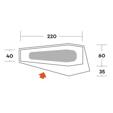 Wanderzelt Ferrino Piuma 1