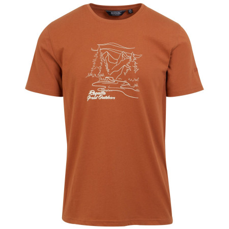 Herren-T-Shirt Regatta Cline VIII braun Baked Clay