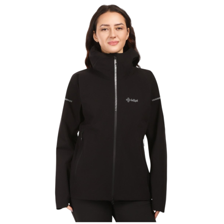 Wasserdichte Damenjacke Kilpi Hurricane-W schwarz BLK