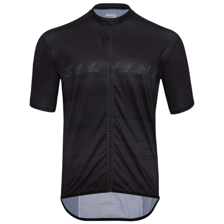 Herren Radtrikot Silvini Turano schwarz black-charcoal