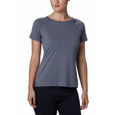 Damen-T-Shirt Columbia Peak To Point II SS Tee grau NocturnalHeather