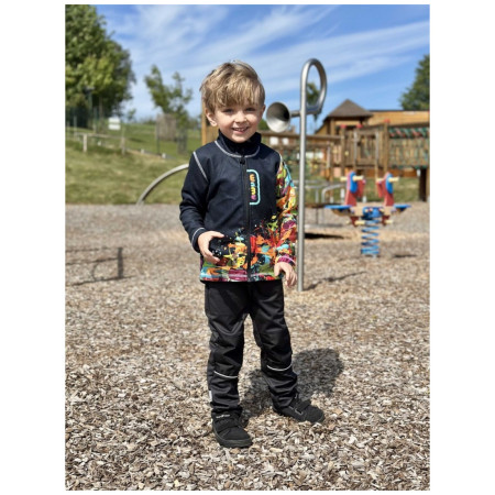 Kinder Softshellhose WAMU Černá