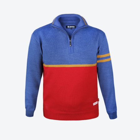 Pullover Kama 4072 blau denim blue