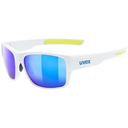 Sonnenbrille Uvex Esntl Urban weiß/blau White Matt/Mirror Blue