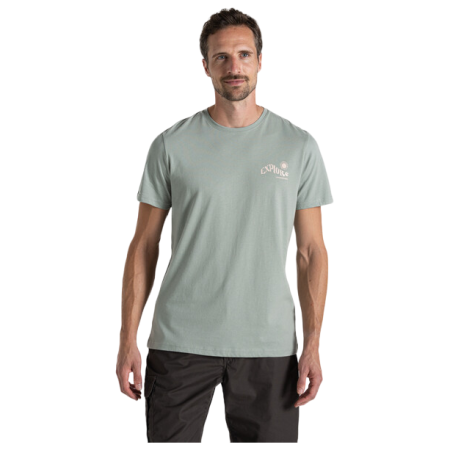 Herren-T-Shirt Craghoppers Lucent Short Sleeved T-Shirt grün Lichen Green
