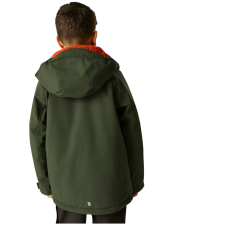 Kinder Winterjacke Regatta Hillain Warm Lined Dark Khaki