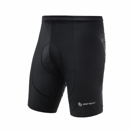 Herren-Radhose Sensor Cyklo Entry True Black schwarz True black